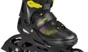 Kid's Adjustable Skates POWERSLIDE Playlife Joker Yellow (28-31)