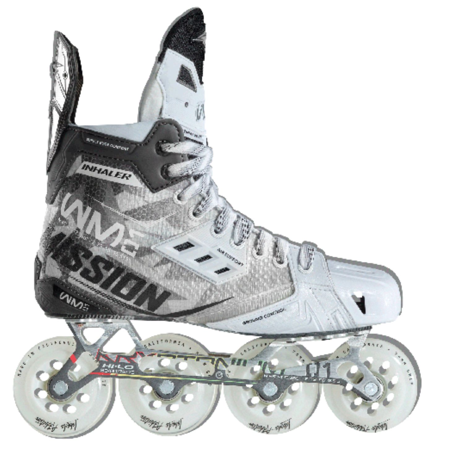 MISSION Inhaler WM01 SR Roller Hockey Skates (2E, SR 8 - 43)