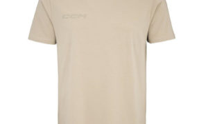 CCM Core YTH Short Sleeve Tee (YTH M, Light brown (sand))