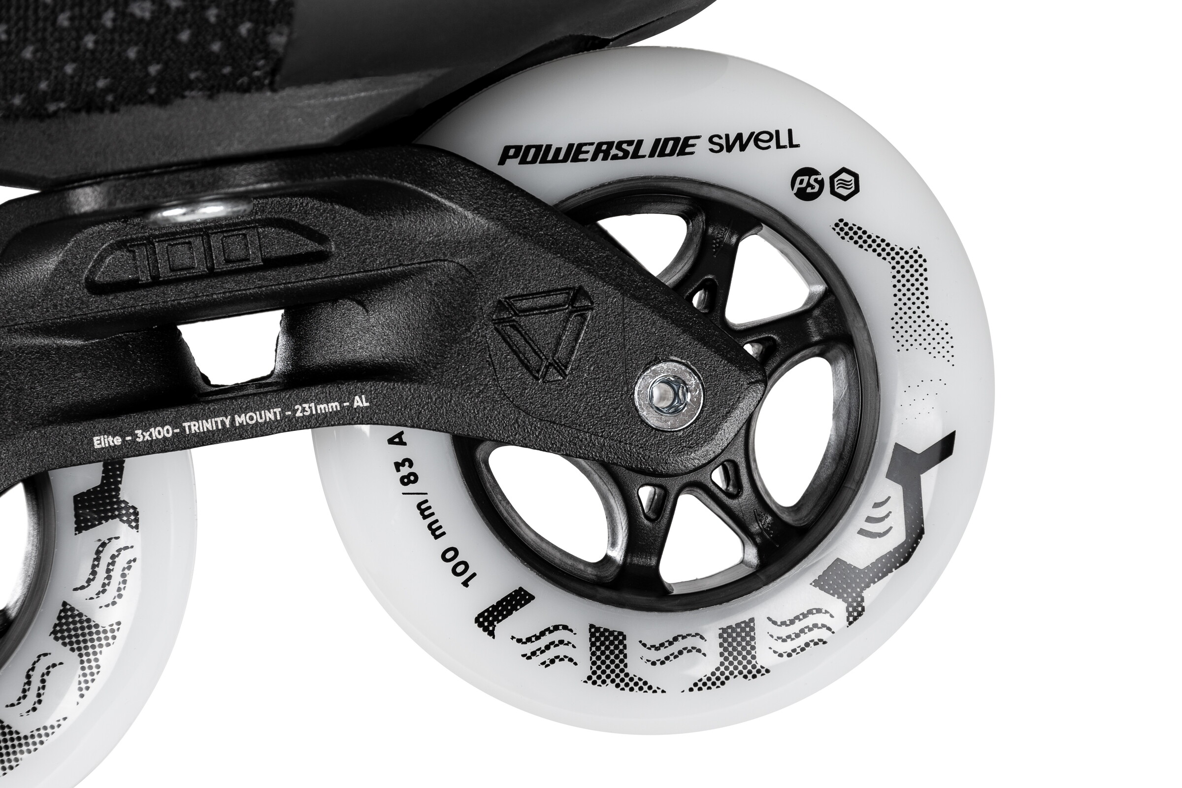 POWERSLIDE Swell Lite Black 100 Inline Skates – Bild 8