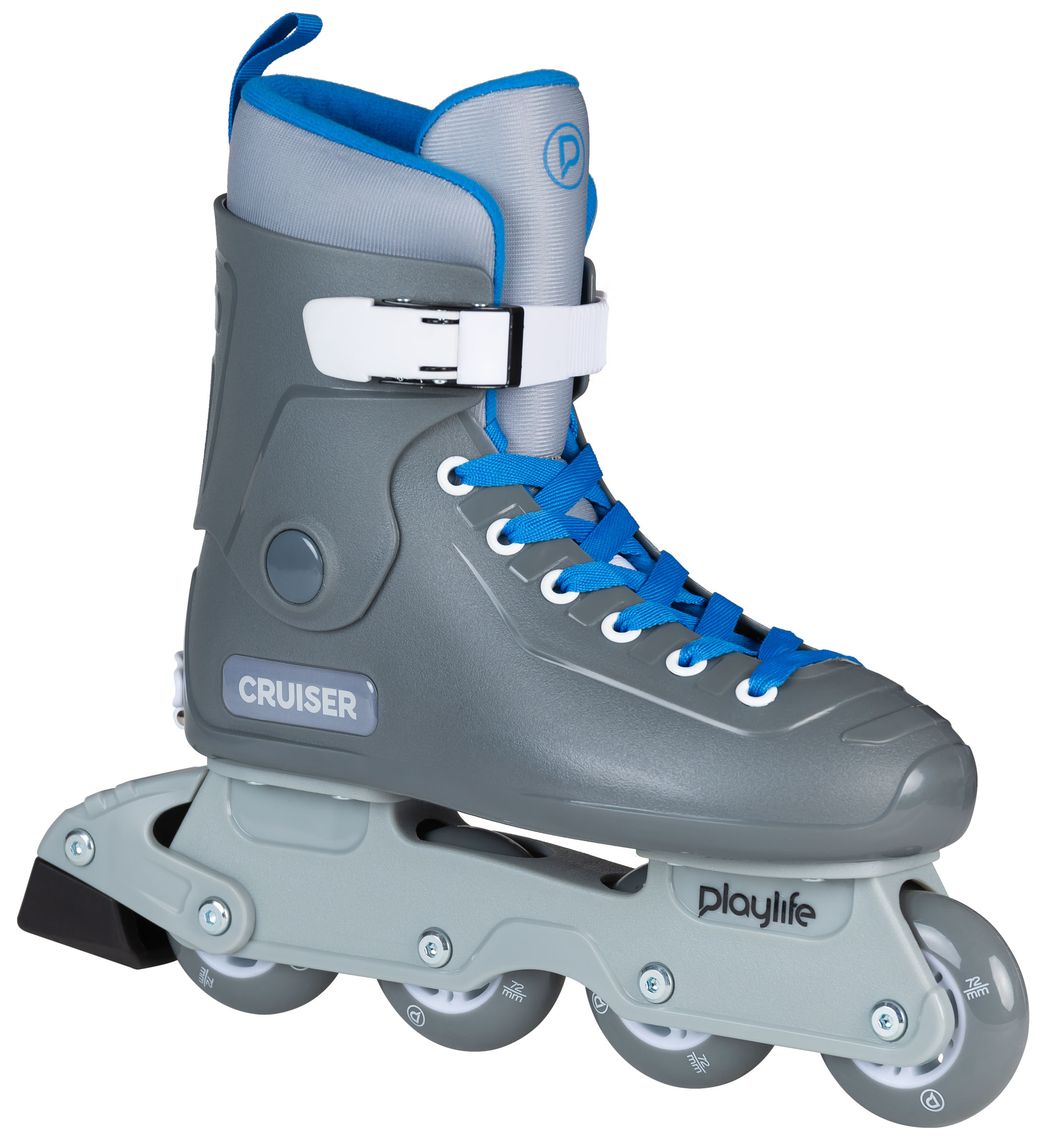 PLAYLIFE Cruiser Grey Adjustable Kids Inline Skates