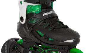 POWERSLIDE Phuzion Universe Green Adjustable Kids Inline Skates (29-32)