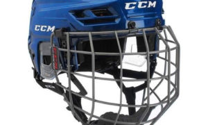 CCM Tacks 310 Hockey Helmet With Cage (Light blue (royal), SR M)