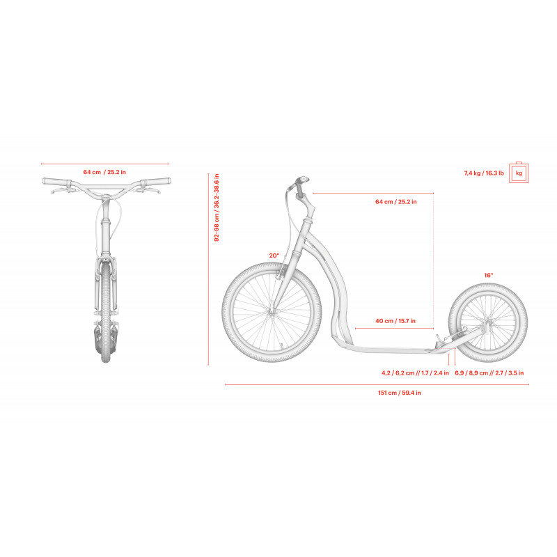 Yedoo Rodstr Scooter – Bild 4