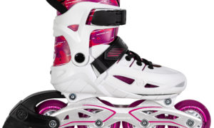 POWERSLIDE Universe 4W Pink Adjustable Kids Inline Skates (37-40)