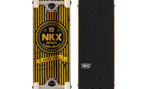 NKX Rasta Royal Skateboard Gold 7.75" (0401001073866-gold-19.68cm)