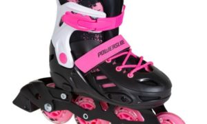 POWERSLIDE Khaan Junior SQD Pink Adjustable Kids Inline Skates (27-30)