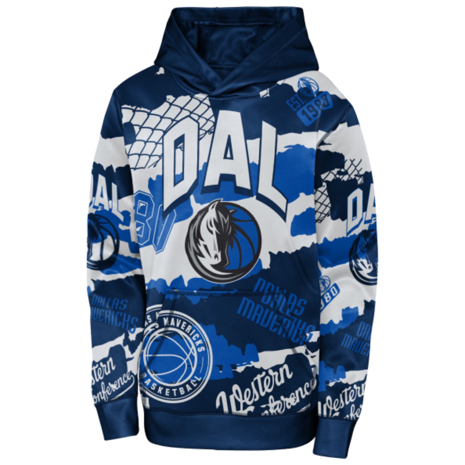 OUTERSTUFF NBA Dallas Mavericks Over The Limit Sublimated JR Hoodie