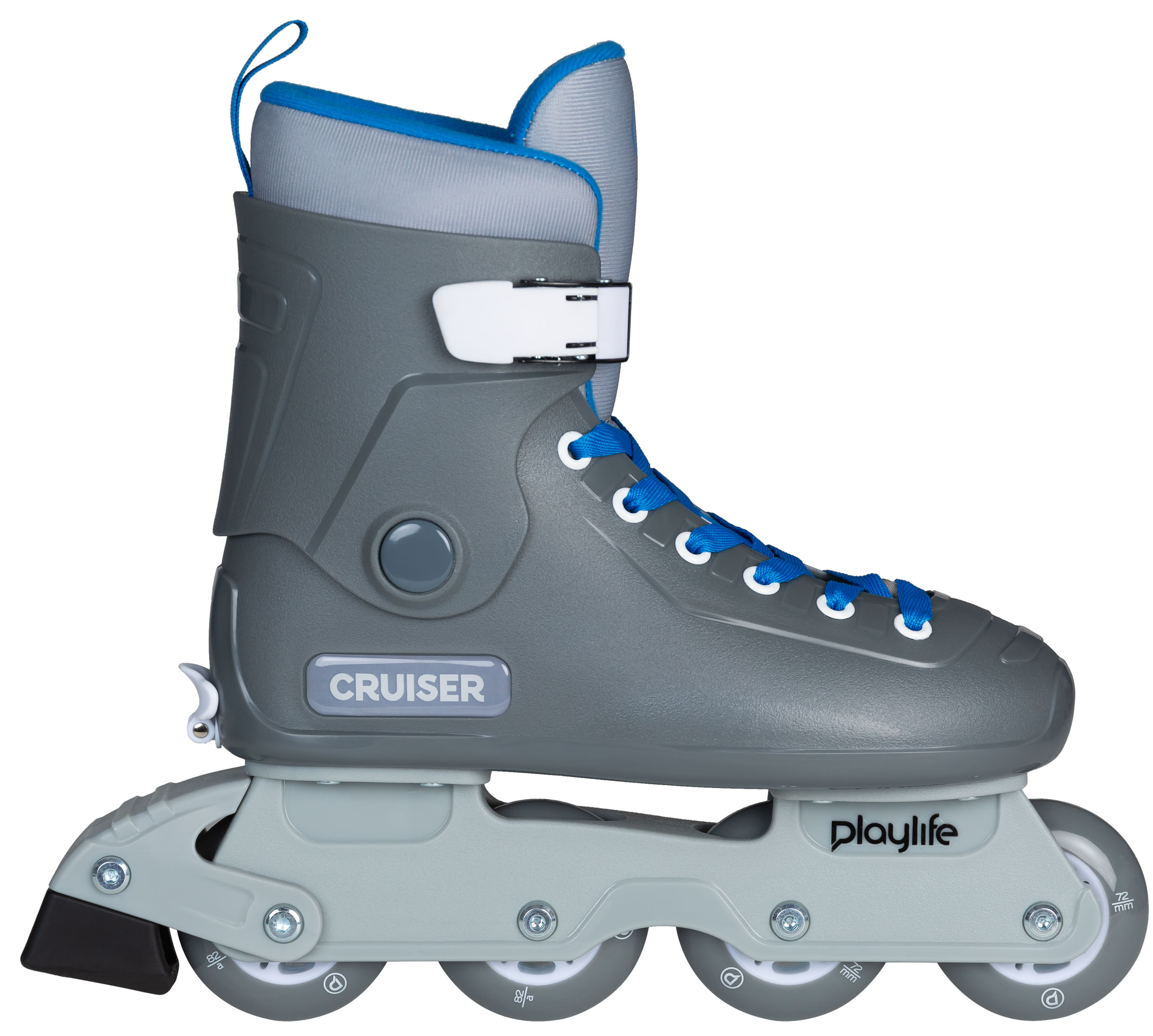 PLAYLIFE Cruiser Grey Adjustable Kids Inline Skates – Bild 2
