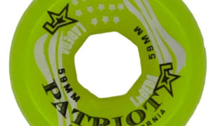 LABEDA Patriot X-Soft 1 Piece Goalie Roller Hockey Wheels (Green, 59 mm)