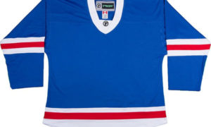 TRONX DJ300 SR Hockey Practice Jersey (SR S, Light blue (royal), New York Rangers)
