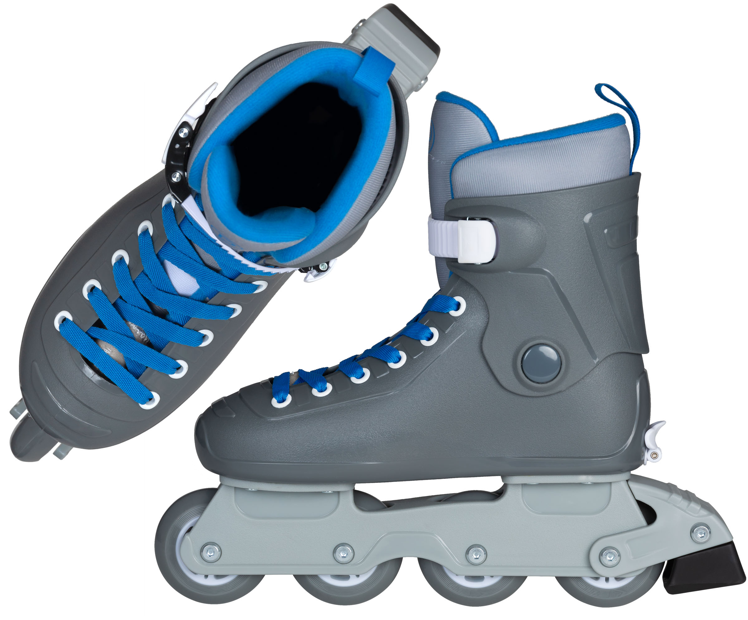 PLAYLIFE Cruiser Grey Adjustable Kids Inline Skates – Bild 7