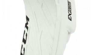 CCM Extreme Flex E4 SR Goalie Blocker (SR, White, Full-Right)