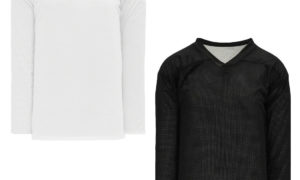 SHERWOOD SW300 SR Hockey Training Jersey (SR XL, Black/white)