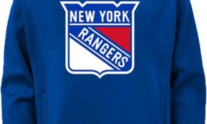 OUTERSTUFF Primary Logo JR Hoodie (New York Rangers, JR M)