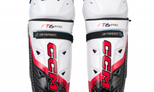 CCM JetSpeed FT6 PRO SR Hockey Shin Guards (SR 15''/38cm)