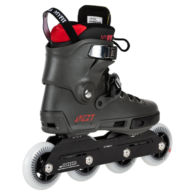 Adult Inline skates POWERSLIDE URBAN SKATES Next Charcoal 90 (Black, 38-39) – Bild 7