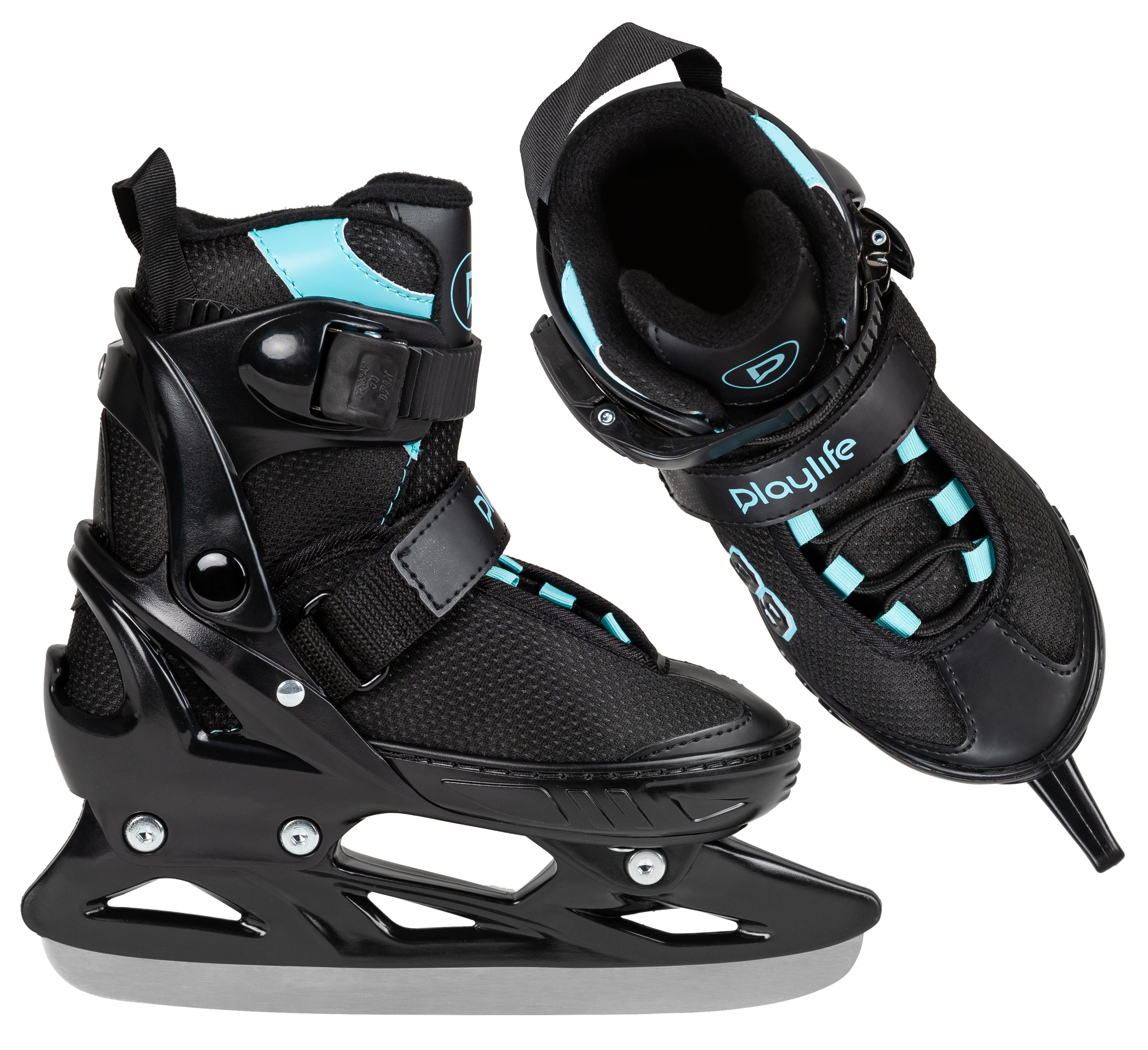 PLAYLIFE Glacier adj. Iceskates (Black, 29-32) – Bild 6