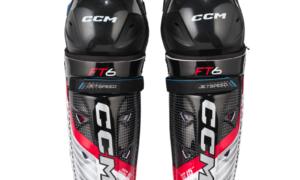 CCM JetSpeed FT6 JR Hockey Shin Guards (JR 12''/30 cm)