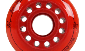 LABEDA Union Soft Roller Hockey Wheels (Red, 76 mm, 1)